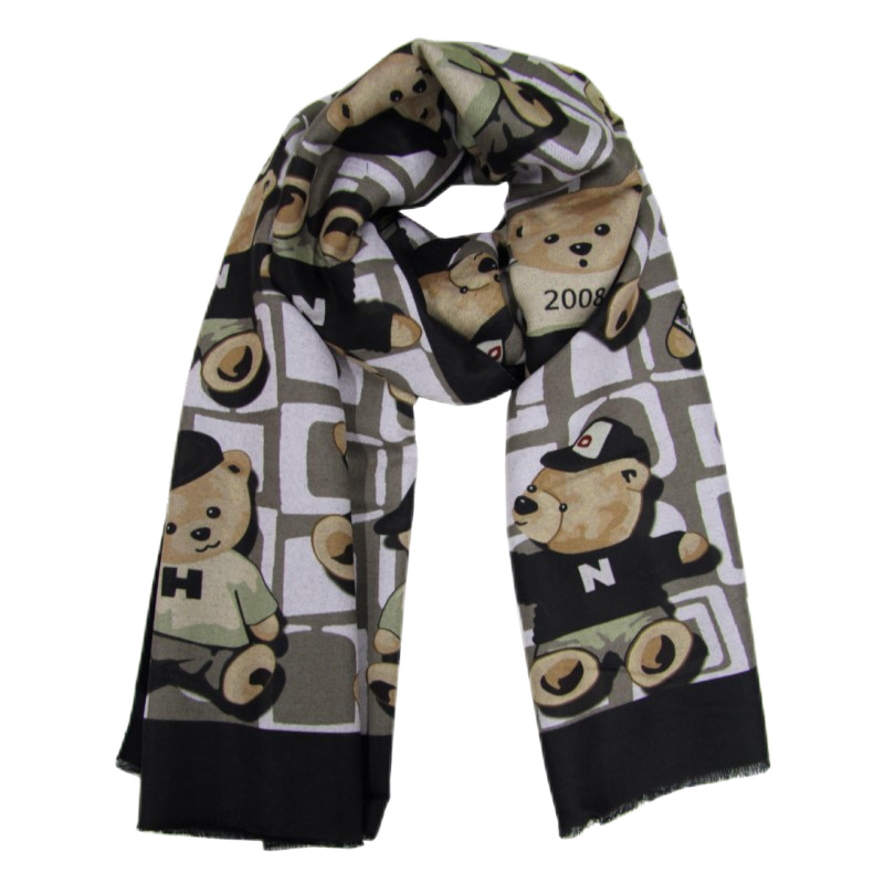 SCARF-HJ-001 COLOR PASSWORD BEAR