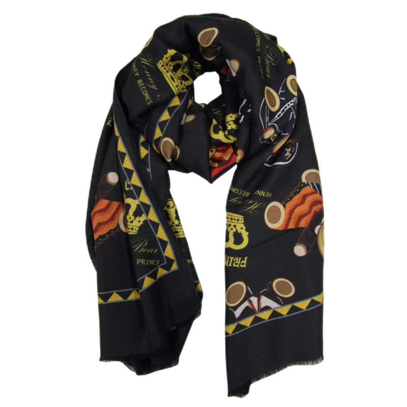 SCARF-HJ-001 COLOR CROWN BEAR